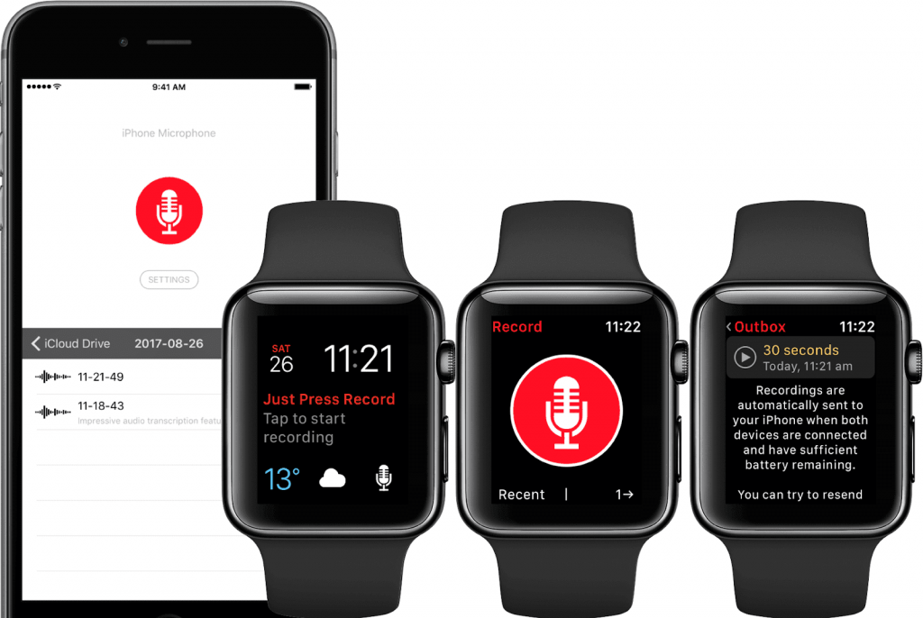 Voice Recorder Apps for Apple Watch